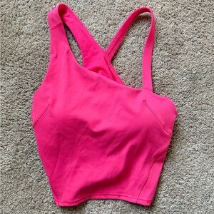 Hot Pink lululemon long bra